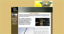 Desktop Screenshot of hayestrucking.com
